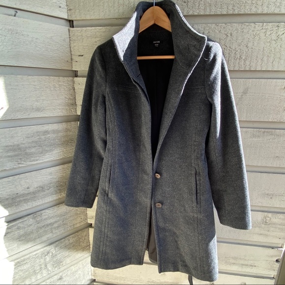 vintage | jacob | wool tie-waist coat - Picture 6 of 16